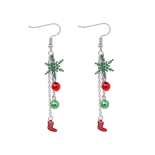 Adult's 'Christmas Party' Drop Earrings