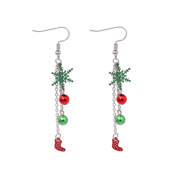 Adult's 'Christmas Party' Drop Earrings