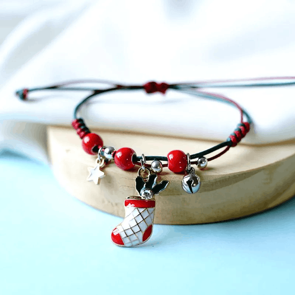 Adjustable Christmas Stocking Wish / Friendship Bracelet
