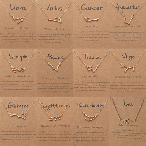 Scorpio Zodiac Constellation Pendant Necklace 23rd October - 21st November