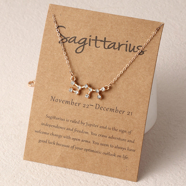 Sagittarius Zodiac Constellation Pendant Necklace 22nd November - 21st December