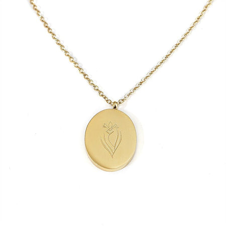 Silver Plated 'Tear Drop' Chain Necklace