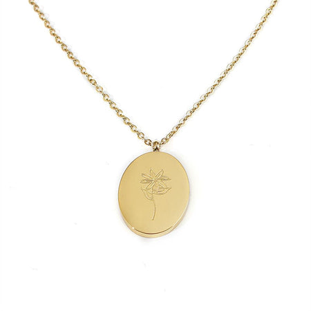 Silver Plated 'Tear Drop' Chain Necklace