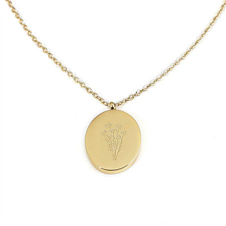 Silver Plated 'Tear Drop' Chain Necklace