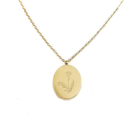 Silver Plated 'Tear Drop' Chain Necklace