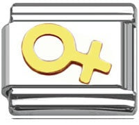 Stainless Steel 9mm Shiny 'Crystal Letter G' Link for Italian Charm Bracelet