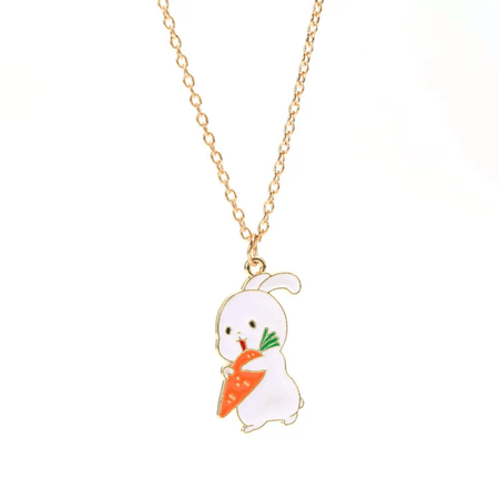 Silver Plated 'Tear Drop' Chain Necklace