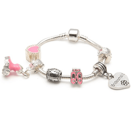 Stainless Steel 9mm Shiny Ballerina Link for Italian Charm Bracelet
