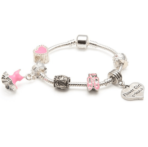 flower girl gift bracelet thank you