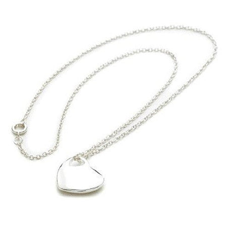 Silver Plated 'Tear Drop' Chain Necklace