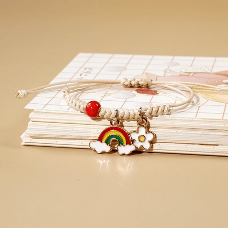 Adjustable 'July Birthstone Irregular Stone' Wish Bracelet / Friendship Bracelet