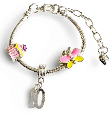 Children's Sister 'Christmas Wishes' Silver Plated Charm Bracelet