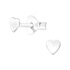 Children's Sterling Silver Heart Stud Earrings
