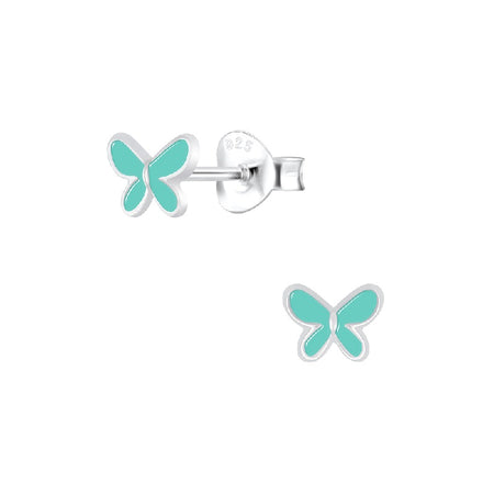 Sterling Silver Strawberry Stud Earrings for Teenagers