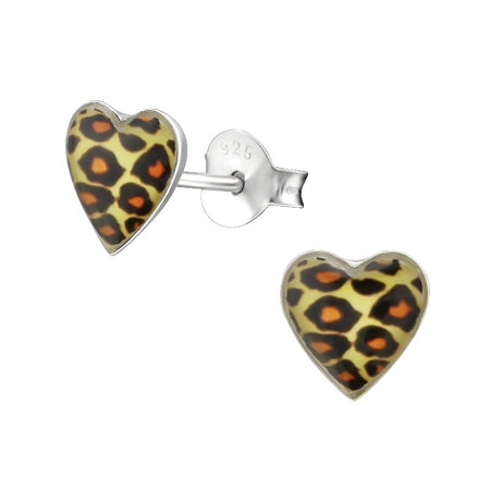 Children's Sterling Silver 'Blue Turtle' Hoop Earrings