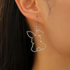 Adult's Easter Bunny Drop Earrings