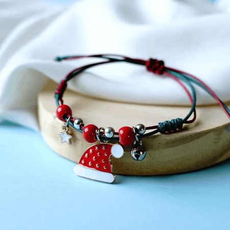 Adjustable 'March Birthstone Irregular Stone' Wish Bracelet / Friendship Bracelet