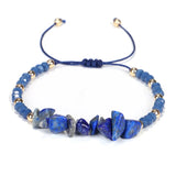 Adjustable 'Lapis Lazuli' Natural Stone Wish Bracelet / Friendship Bracelet