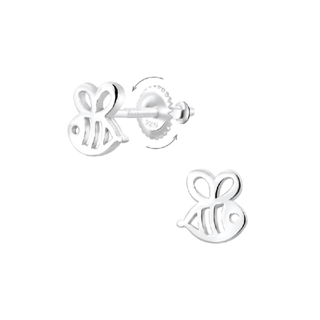 Children's Sterling Silver Octopus Stud Earrings