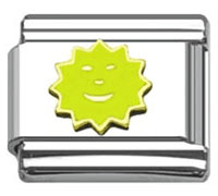 Two Adjustable Sunflower Friendship Bracelets with Presentation Card