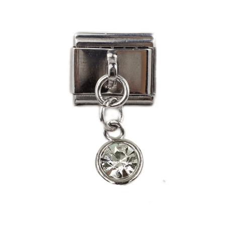 Stainless Steel 9mm Shiny Easter Egg Link for Italian Charm Bracelet