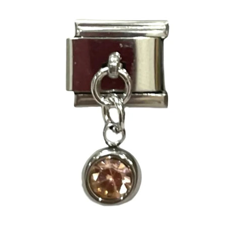 Stainless Steel 9mm Shiny Easter Egg Link for Italian Charm Bracelet