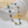 Adult's 'Hawaii Hearts' Multicoloured Adjustable Anklet