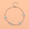 Adult's 'Daisy Flowers'  Adjustable Anklet