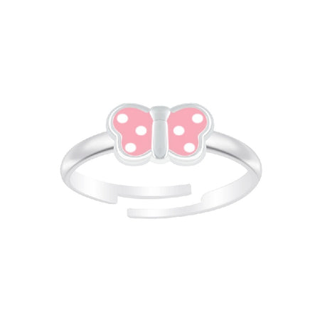 Children's Sterling Silver Adjustable Angel Ring