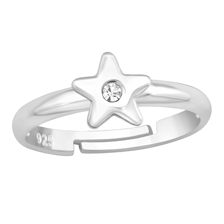 Designer Inspired 925 Sterling Silver Plated Flower 'Fleur' Ring