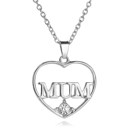 Adjustable Mother and Daughter Butterfly Heart Pendant Necklace Set with Presentation Card