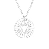 Children's Sterling Silver Zodiac Sign Pendant Necklace - Taurus (April 20- May20)