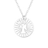 Children's Sterling Silver Zodiac Sign Pendant Necklace - Virgo  (August 23- September 22)