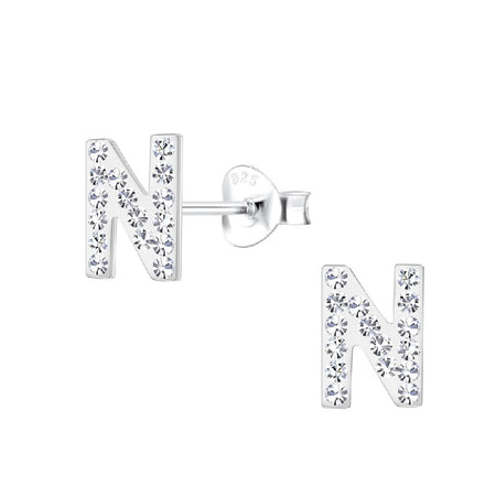 Children's Sterling Silver 'Engraved Butterfly' Stud Earrings