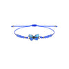 Children's Adjustable Royal Blue Butterfly Wish Bracelet / Friendship Bracelet