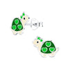 Children's Sterling Silver Turtle Stud Earrings