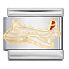 Stainless Steel 9mm Shiny Aeroplane Link for Italian Charm Bracelet