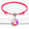 Children's Adjustable Unicorn Wish Bracelet / Friendship Bracelet - Pink
