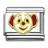 Stainless Steel 9mm Shiny Clown Link for Italian Charm Bracelet