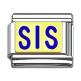 Stainless Steel 9mm Shiny SIS Link for Italian Charm Bracelet