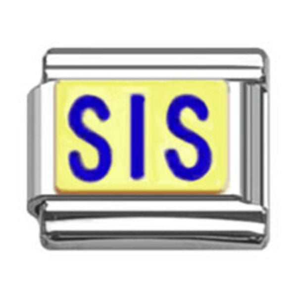 Stainless Steel 9mm Shiny SIS Link for Italian Charm Bracelet