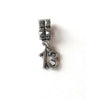 Silver Plated Number 13 Drop Charm