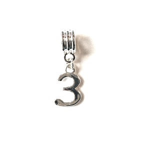 3rd drop charm for bracelet or necklace