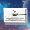 Adjustable 'Leo' Gemstone Zodiac Wish Bracelet / Friendship Bracelet