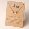 Libra Zodiac Constellation Pendant Necklace 23rd September - 22nd October