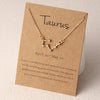 Taurus Zodiac Constellation Pendant Necklace 20th April - 20th May