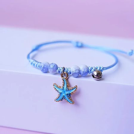 Children's 'Blue Lollipop' Wish Bracelet / Friendship Bracelet