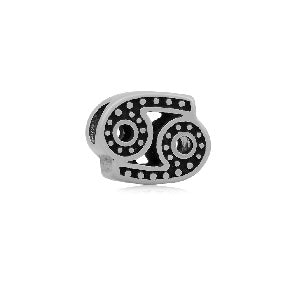 Stainless Steel Cancer Symbol Charm