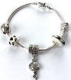 Adult's 'Grandmother Half Heart Love Always' Silver Plated Charm Bracelet