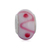 'Very Vanilla' Glass Bead With Silver Plated Core